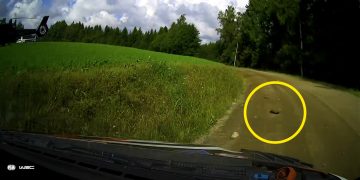 A rock ruined Kalle Rovanpera's home rally in Finland.