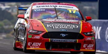 Max Vidau in the #17 Anderson Motorsport Ford Mustang.