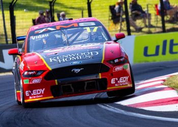 Max Vidau finished third in Race 9 of the Super2 Series at Mount Panorama.