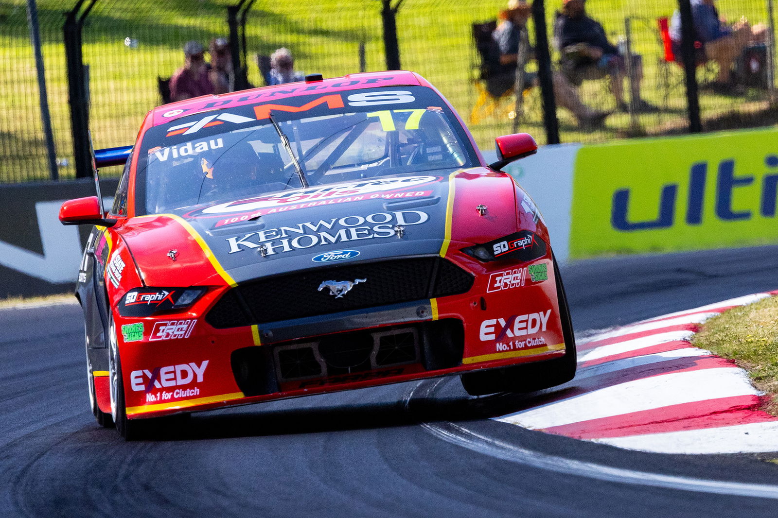 Max Vidau finished third in Race 9 of the Super2 Series at Mount Panorama.