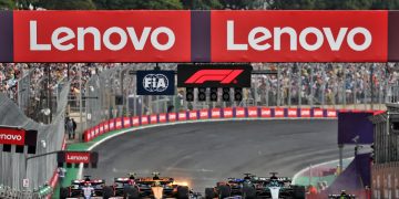 Lando Norris (GBR) McLaren MCL38 and George Russell (GBR) Mercedes AMG F1 W15 lead at the start of the race.
03.11.2024. Formula 1 World Championship, Rd 21, Brazilian Grand Prix, Sao Paulo, Brazil, Race Day.
- www.xpbimages.com, EMail: requests@xpbimages.com © Copyright: Charniaux / XPB Images