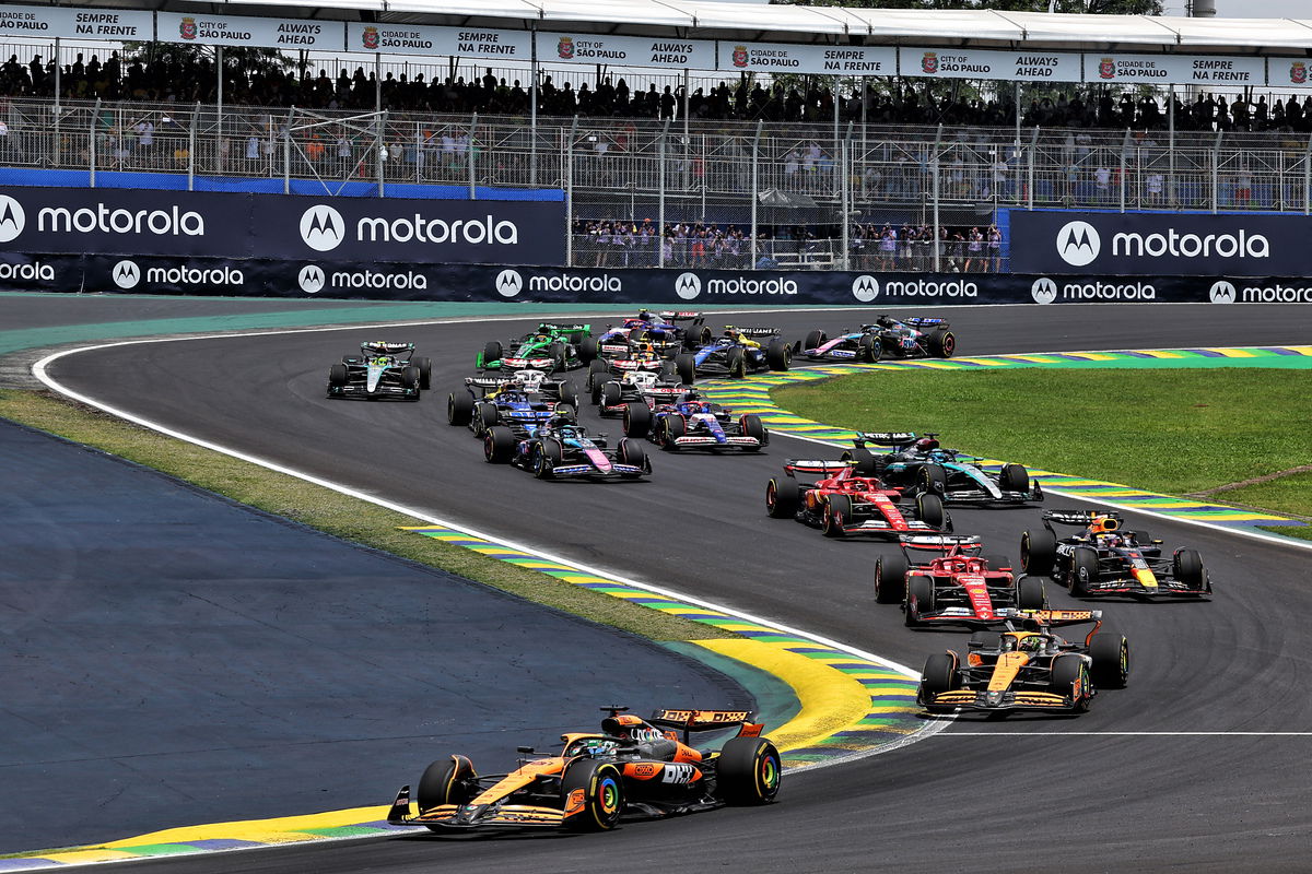 Full results from the Formula 1 Sao Paulo Grand Prix Sprint at Interlagos. Image: Batchelor / XPB Images