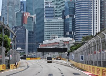 This year’s Singapore Grand Prix will feature a fourth DRS zone Image: Moy / XPB Images