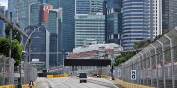 This year’s Singapore Grand Prix will feature a fourth DRS zone Image: Moy / XPB Images