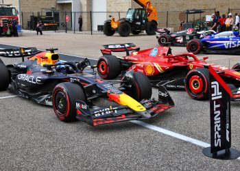 Provisional starting grid for the Formula 1 United States Sprint at Circuit of The Americas. Image: Batchelor / XPB Images