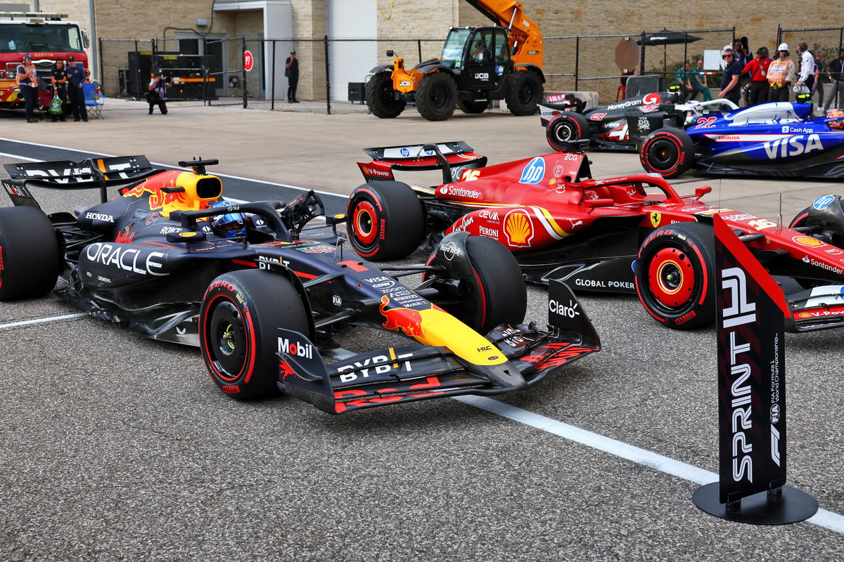 Provisional starting grid for the Formula 1 United States Sprint at Circuit of The Americas. Image: Batchelor / XPB Images