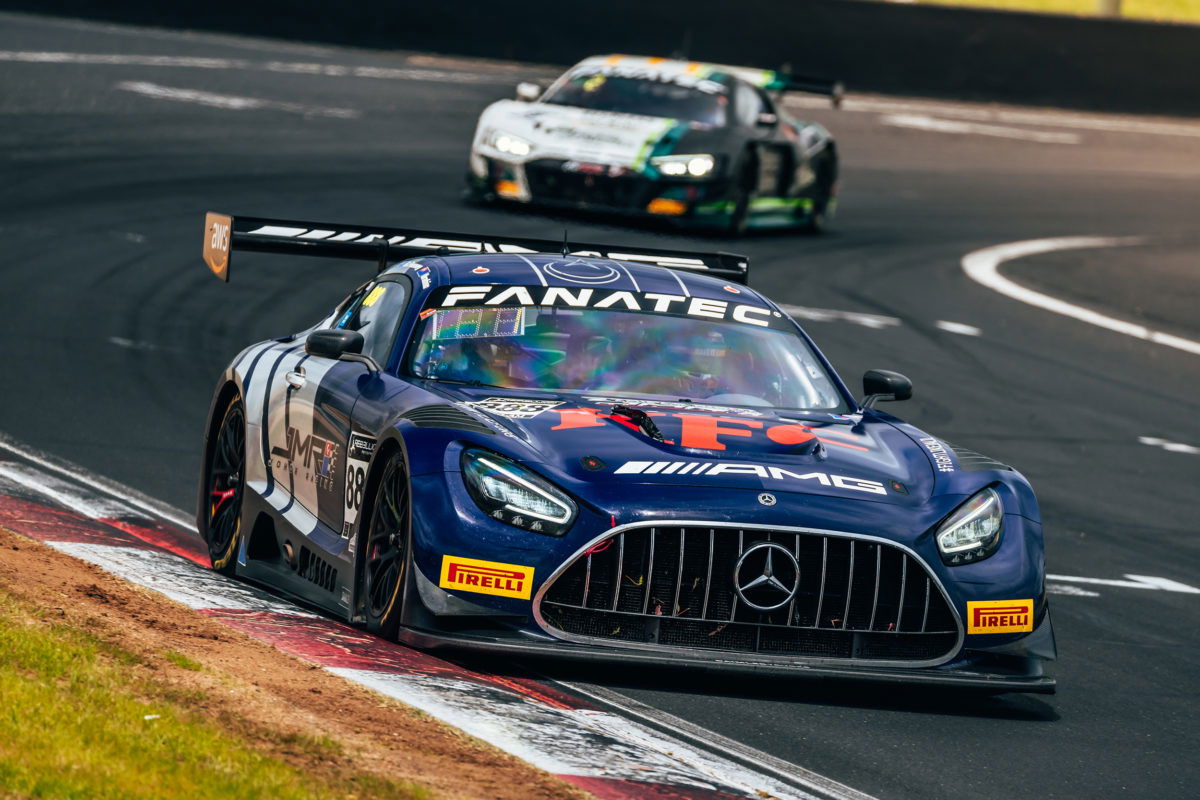 A Triple Eight Race Engineering Mercedes-AMG GT3