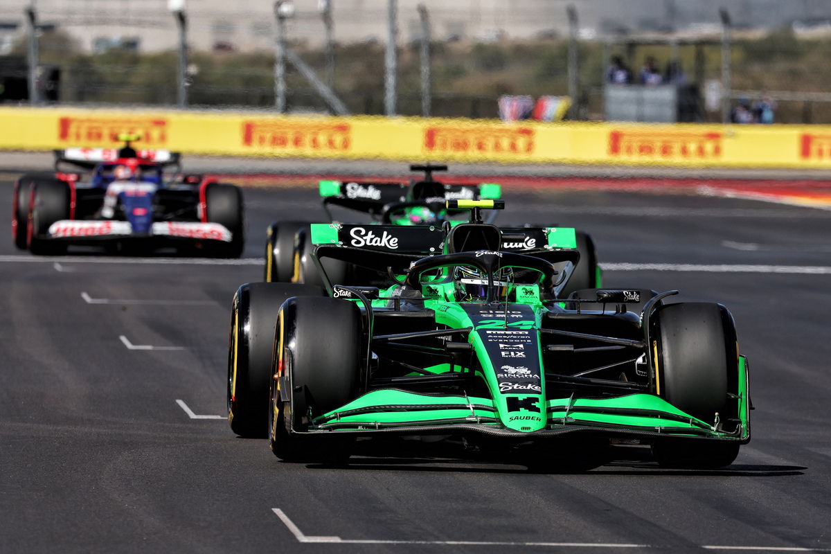 Provisional starting grid for the Formula 1 United States Grand Prix at Circuit of The Americas. Image: Moy / XPB Images