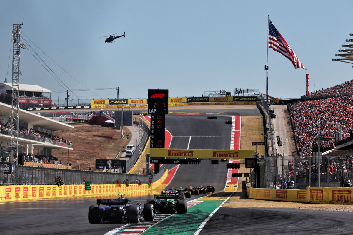 Full results from the Formula 1 United States Grand Prix at Circuit of The Americas. Image: Moy / XPB Images