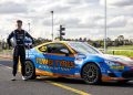 Erebus Academy driver Max Geoghegan with his Toyota 86.