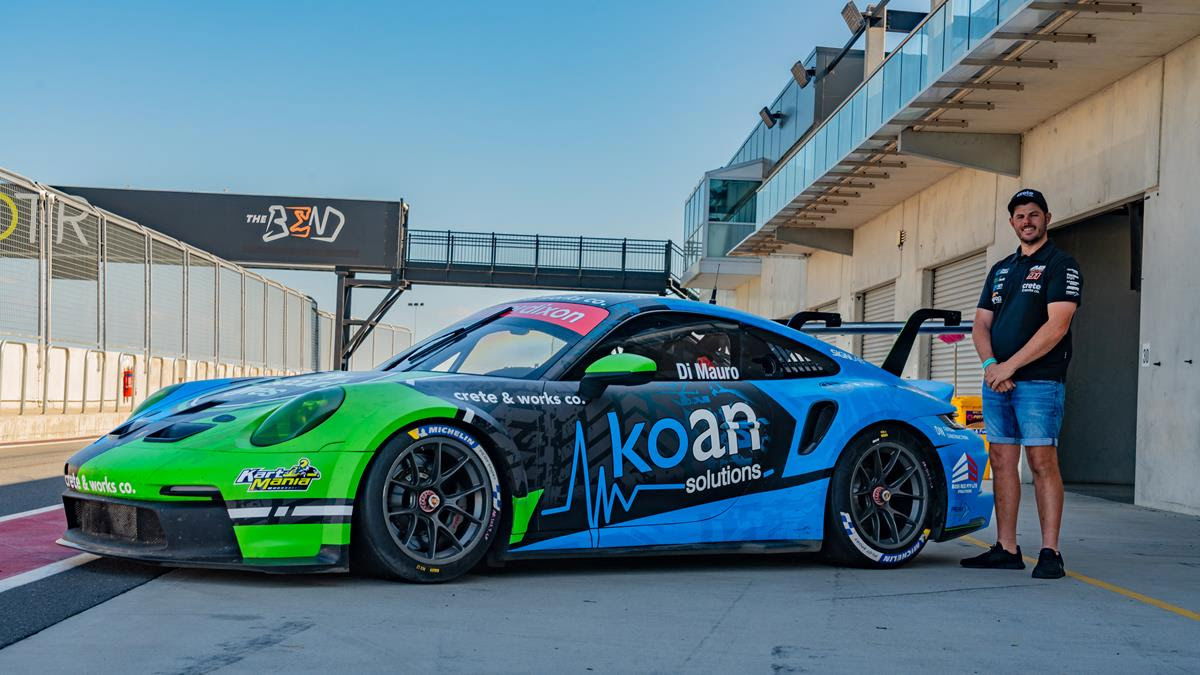 The Koan Solutions-backe MVA Racing Porsche 911 GT3 Cup car to be driven by Anthony DiMauro.