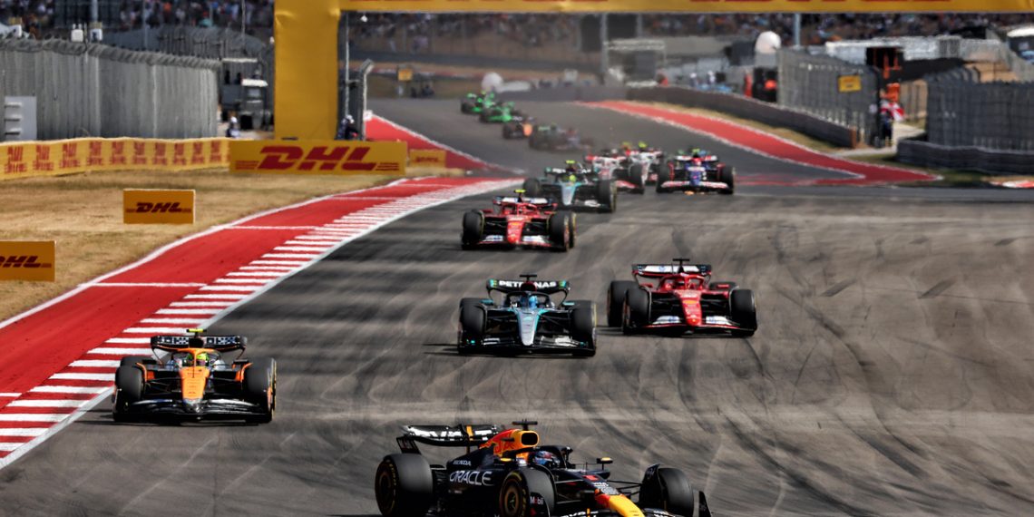 Max Verstappen has eased to his first victory in F1 since the Spanish Grand Prix. Image: Coates / XPB Images