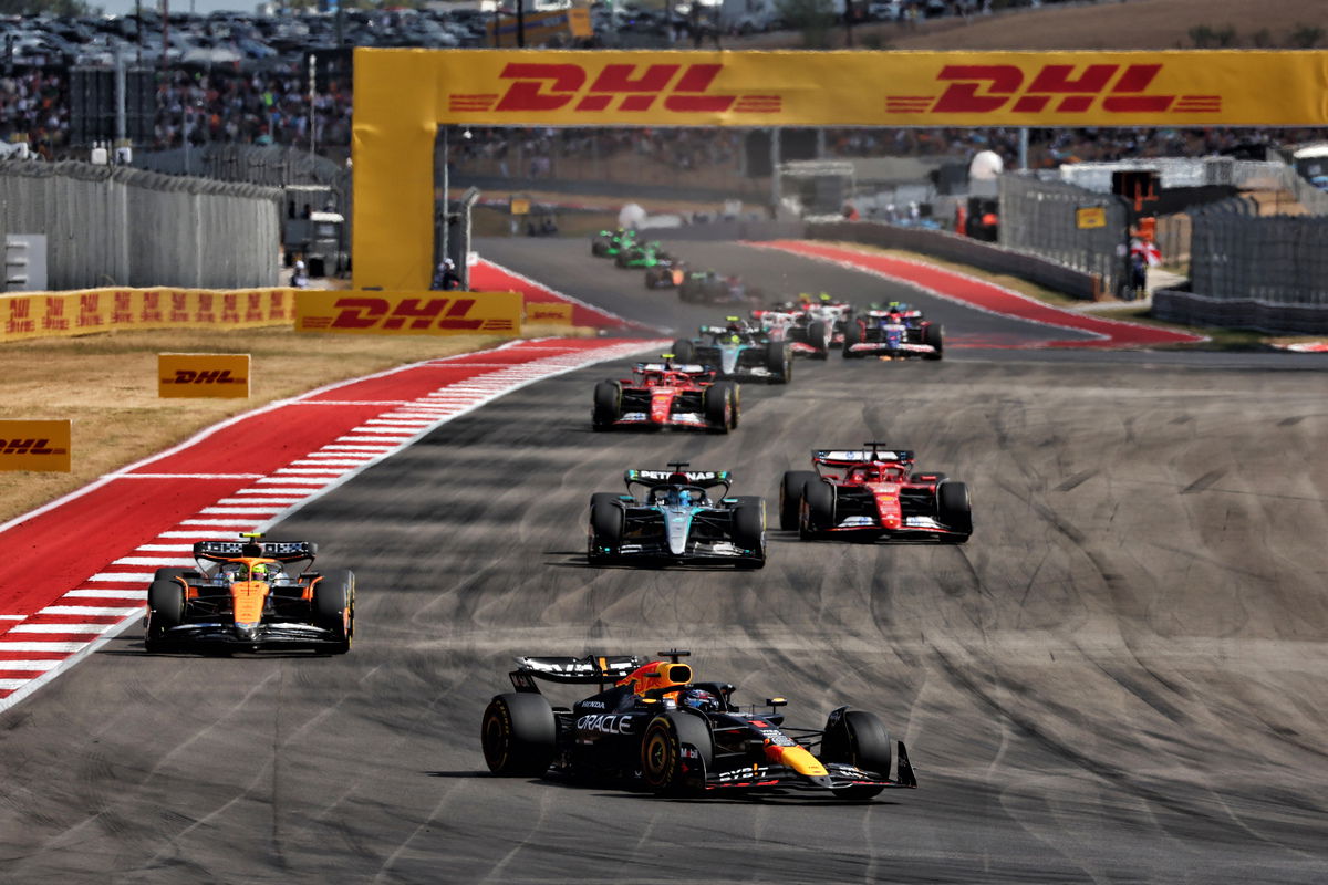 Max Verstappen has eased to his first victory in F1 since the Spanish Grand Prix. Image: Coates / XPB Images