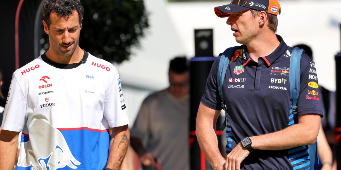 Max Verstappen insists Daniel Ricciardo should not feel sorry for himself when the curtain falls on his F1 career. Image: Rew / XPB Images