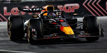 Max Verstappen’s hopes of claiming his fourth drivers’ championship look likely to have to wait a week. Image: Charniaux / XPB Images