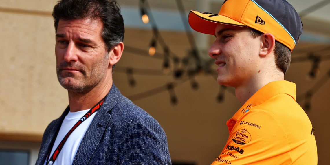 Oscar Piastri’s opening lap pass on team-mate Lando Norris at the Italian Grand Prix as a ”feather in his cap”. Image: Coates / XPB Images