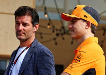 Oscar Piastri’s opening lap pass on team-mate Lando Norris at the Italian Grand Prix as a ”feather in his cap”. Image: Coates / XPB Images